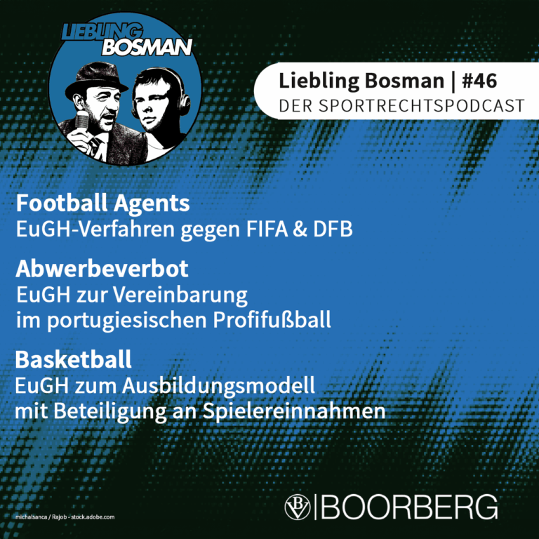 Schlussanträge in den EuGH-Verfahren ROGON, RRC & CD Tondela sowie EuGH-Urteil zum Verbraucherschutz im Profisport